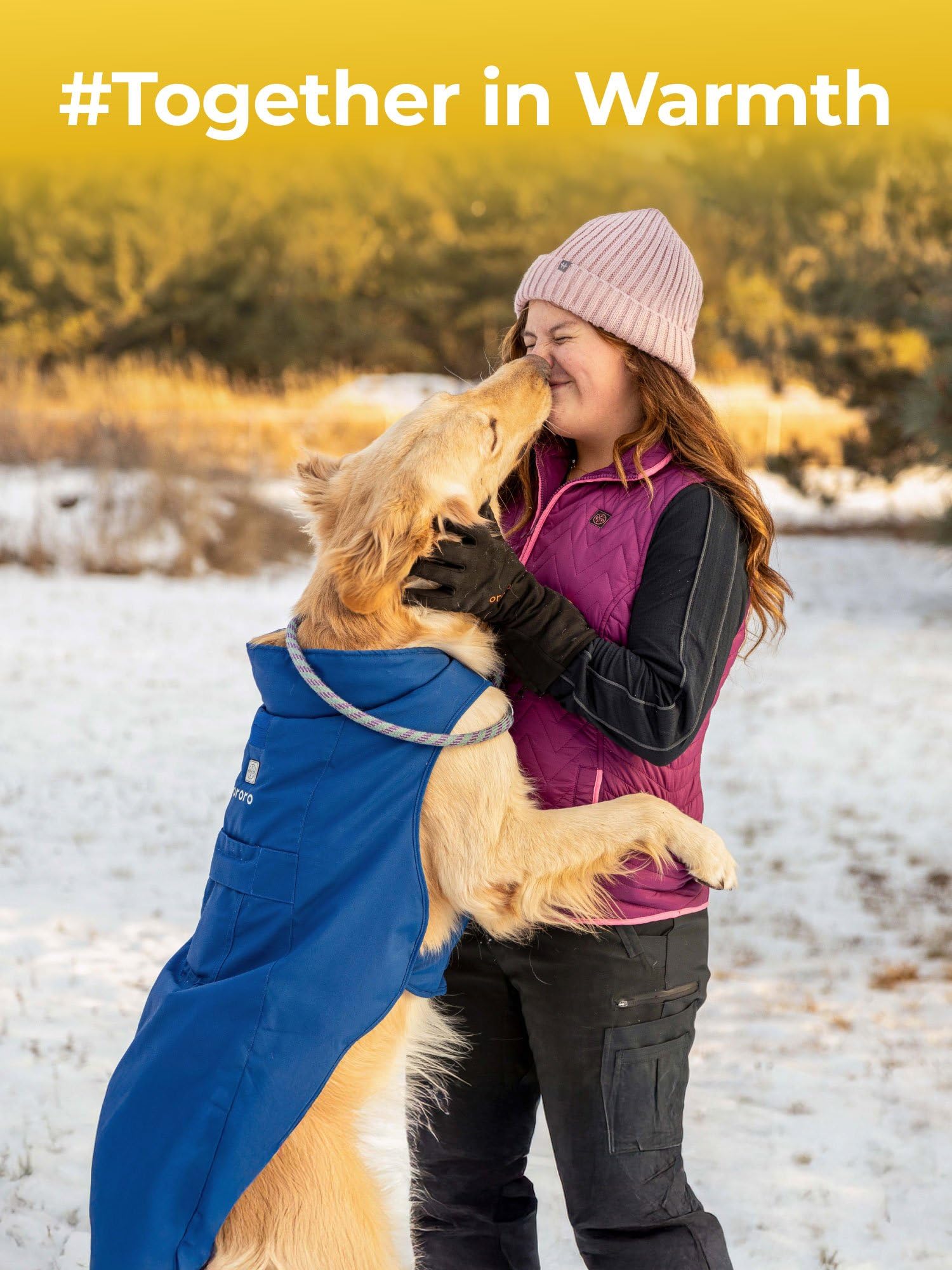 ORORO Heated Dog Vest with Battery, Reflective Strips, Adjustable Padded Dog Vest with 4 Heating Zones (Blue, L) - Image 7