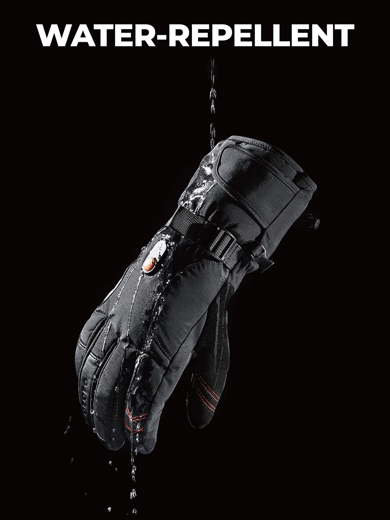 ORORO Heated Gloves for Men and Women, Electric Gloves for Hiking, Skiing, Motorcycle with Battery - Image 3