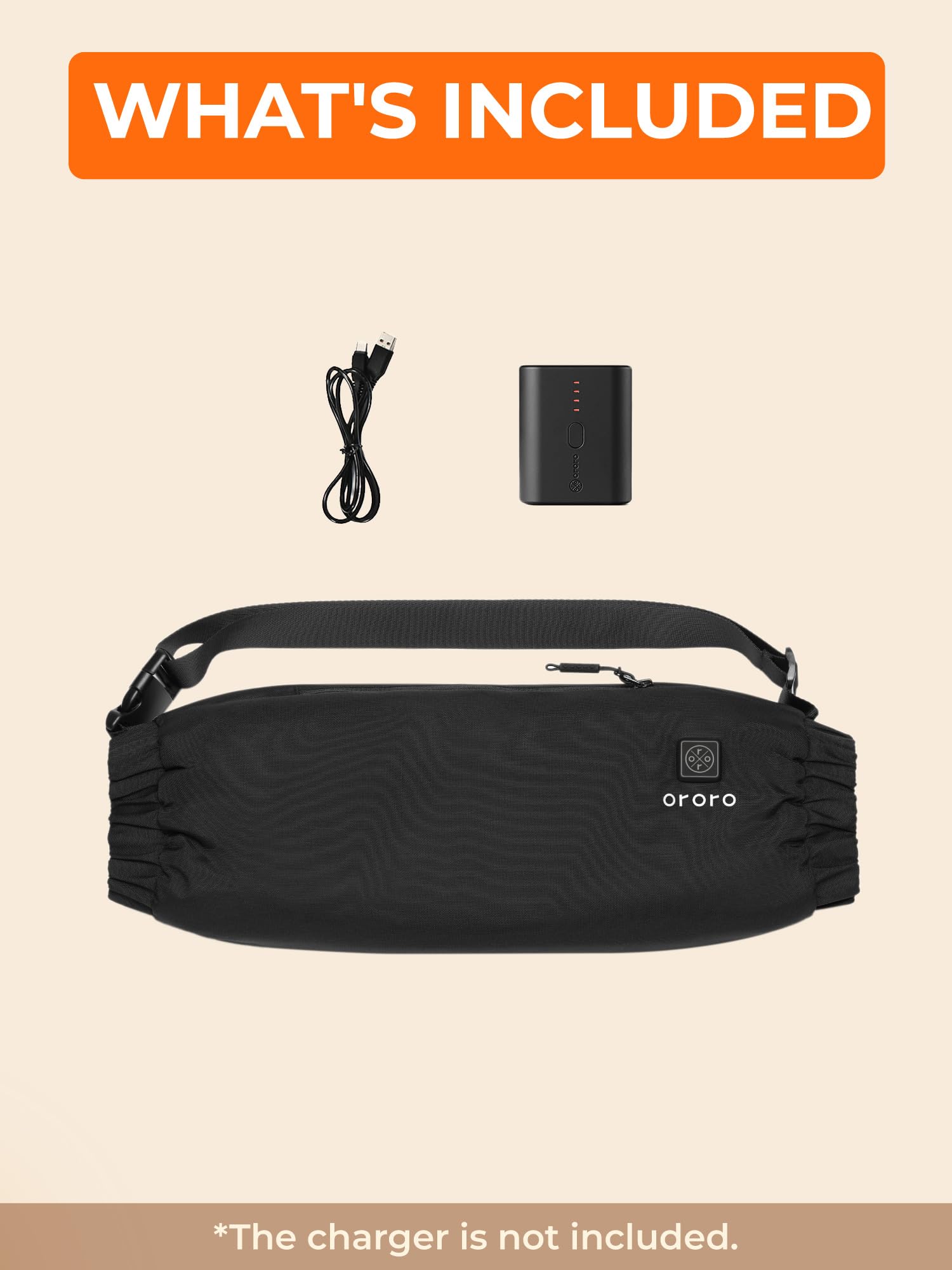 ORORO Heated Hand Warmer Muff, Up to 17 Hours of Warmth, Heated Hand Warmer Pouch with USB-C Rechargeable Battery - Image 7