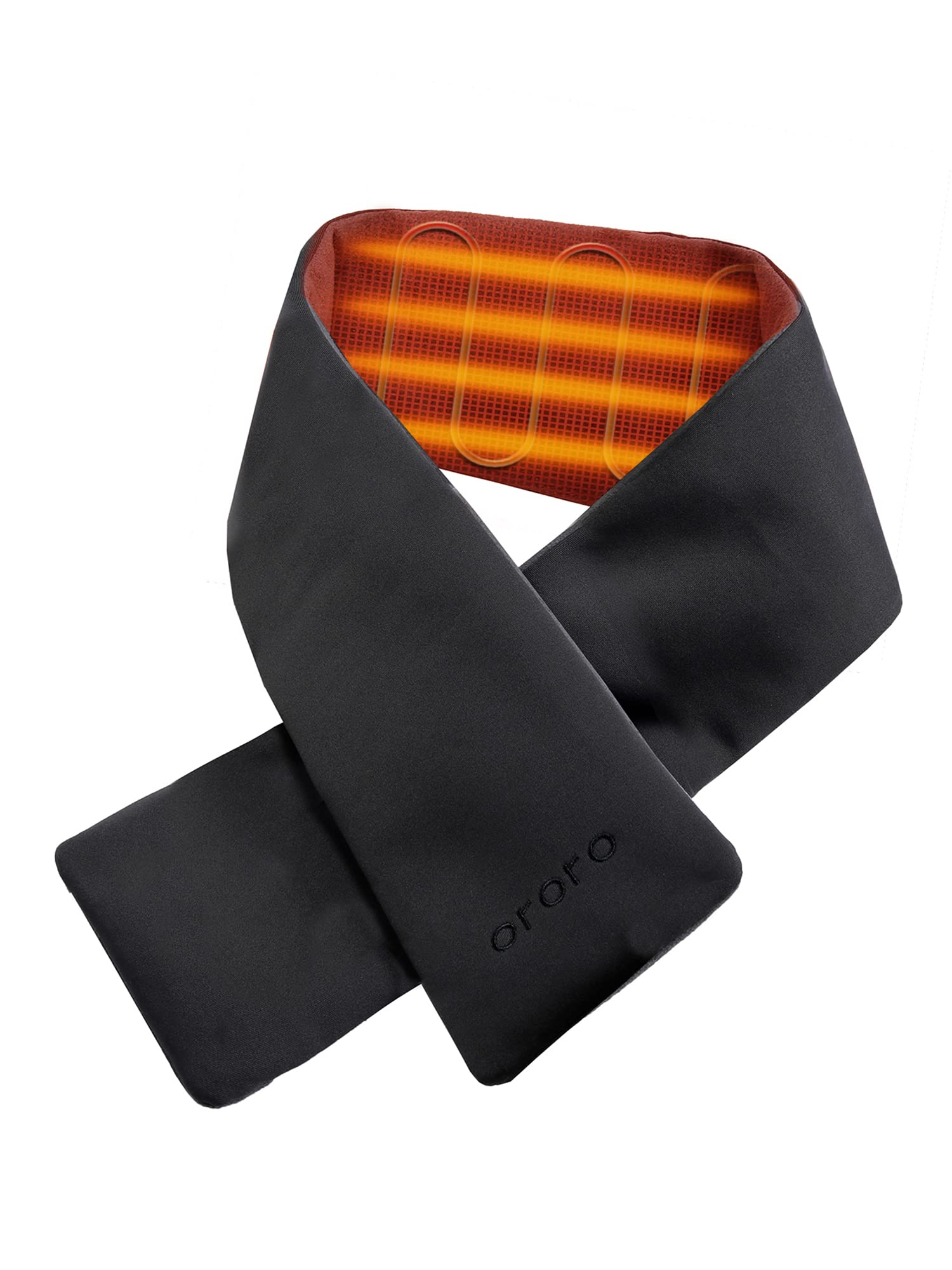 ORORO Heated Scarf, Up to 12 Hours of Warmth, Heated Neck Warmer with Rechargeable Battery