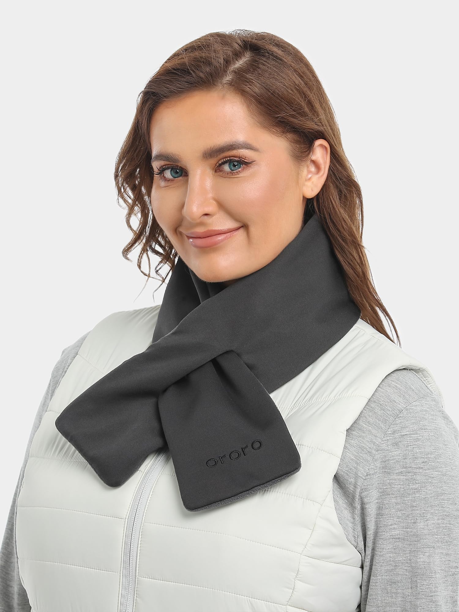 ORORO Heated Scarf, Up to 12 Hours of Warmth, Heated Neck Warmer with Rechargeable Battery - Image 2