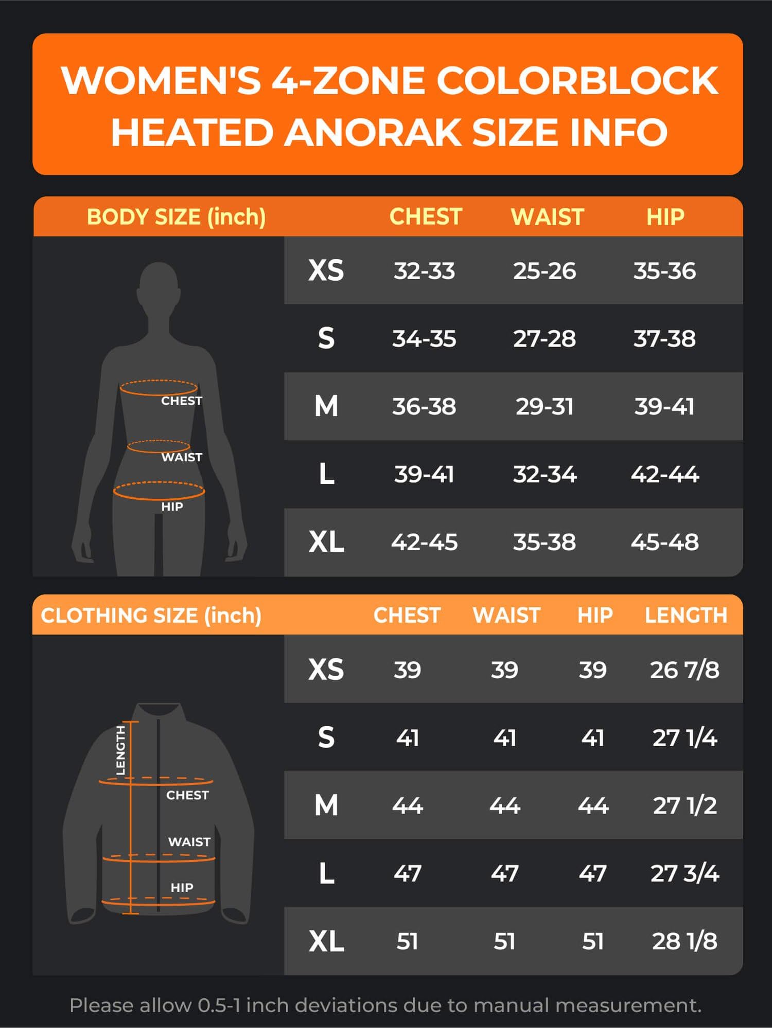 ORORO Women's Colorblock Heated Hoodie, Heated Sweatshirt with 4 Heat Zones (Charger Not Included) - Image 8