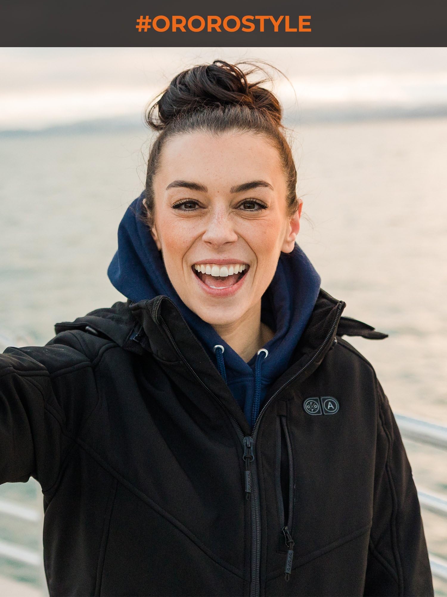 ORORO Women's Dual Control Heated Jacket with 5 Heat Zones (Pocket Heating) (Charger Not Included) - Image 6
