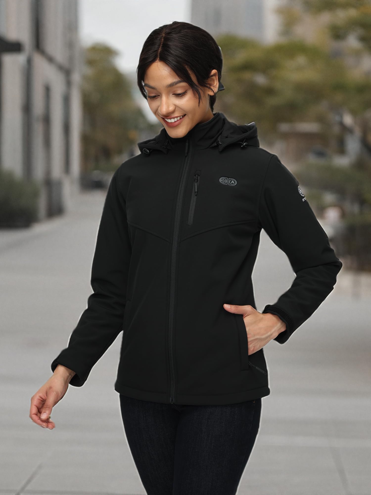 ORORO Women's Dual Control Heated Jacket with 5 Heat Zones (Pocket Heating) (Charger Not Included) - Image 7
